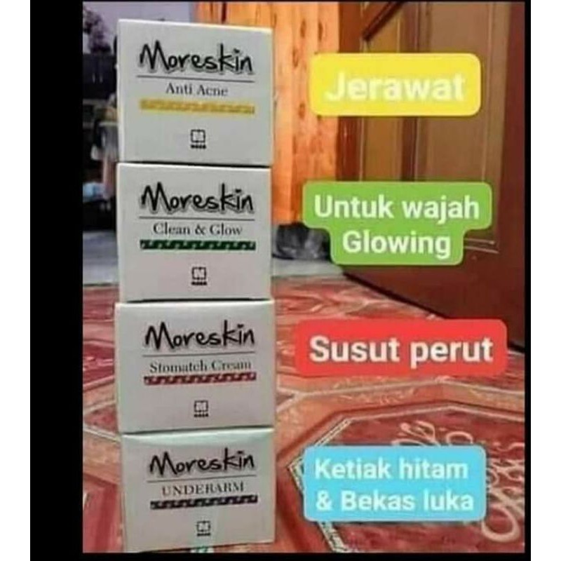 Produk Moreskin Nasa Lengkap/ Cream Wajah/ Agen Nasa