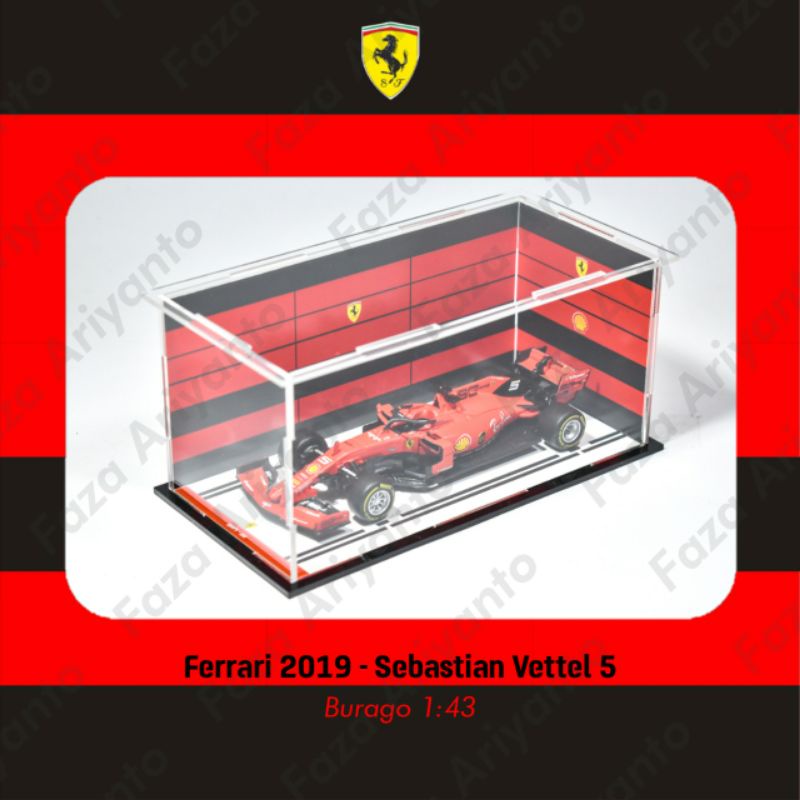 Miniatur Diecast F1 Formula 1 Ferrari Sebastian Vettel 2019