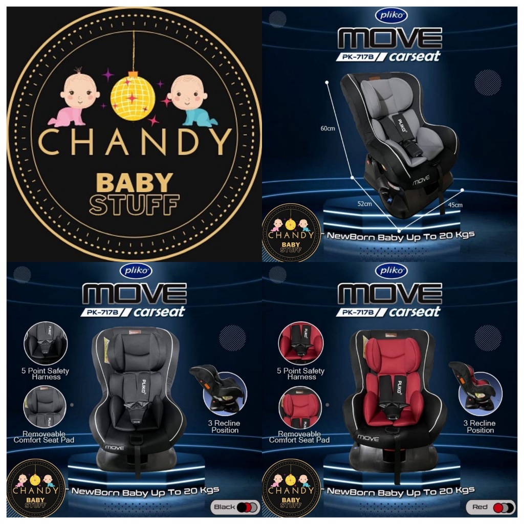 KURSI MOBIL BAYI CAR SEAT PLIKO MOVE PK-717B