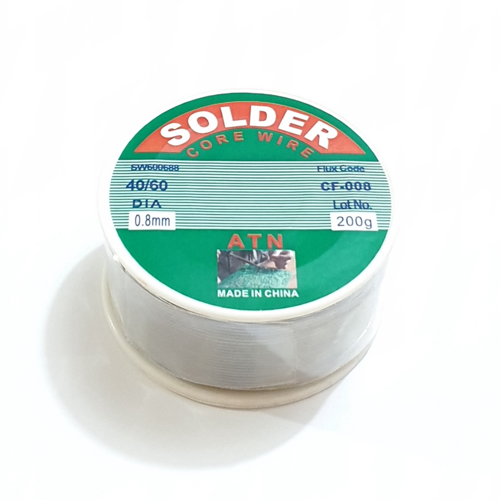 Timah Solder ATN 0,8mm 200 Gram 0,2Kg 1/5Kg