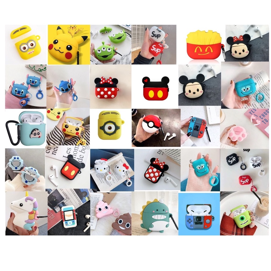 Case Airpods i12 Gen 2 Pro Lucu Karakter Inpods 12 1 2 Nintendo Cartoon