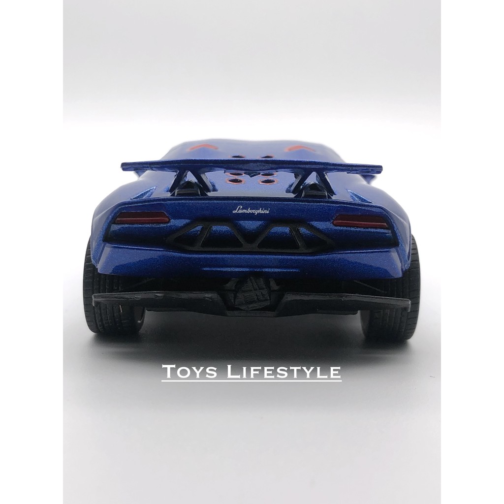 Kinsmart Diecast - Lamborghini Sesto Elemento Skala 1:36 (Biru)