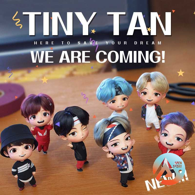 DIHAPUS 1set 7pcs Figure BTS Semua Personil || Mainan Anak Tiny Tan BTS Children Toy Miniatur Pajang