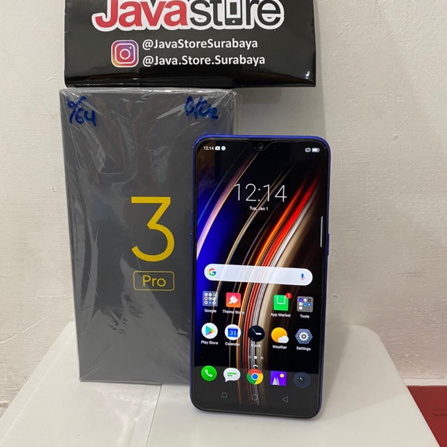 REALME 3 PRO RAM 6GB INTERNAL 128GB GARANSI RESMI, second like new