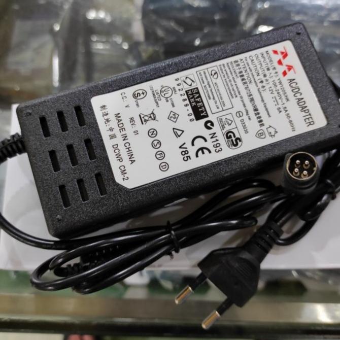 Adaptor Dvr Hikvision 12V 5A 4 Pin