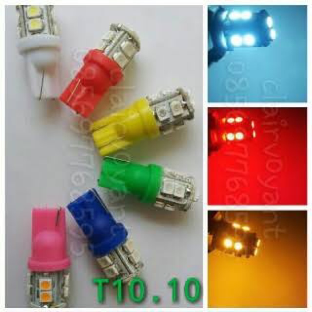 Lampu senja sen led 10 mata T10