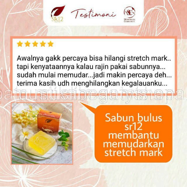 SABUN BULUS HERBAL SR 12 BPOM ! SABUN PENCERAH WAJAH /  BULUS BAR SOAP SR12 ORIGINAL