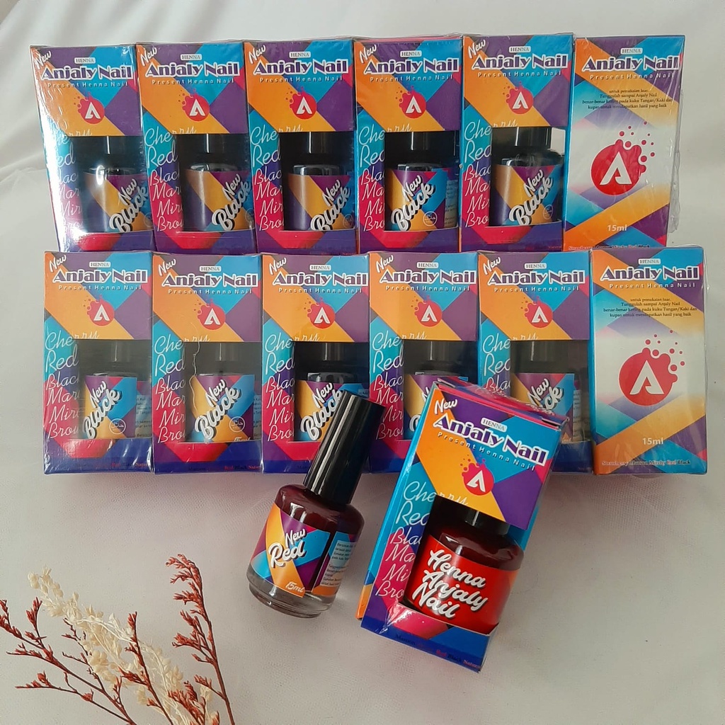 Anjaly Nail Henna - Cat Kuku Halal - Kutek Halal - Henna