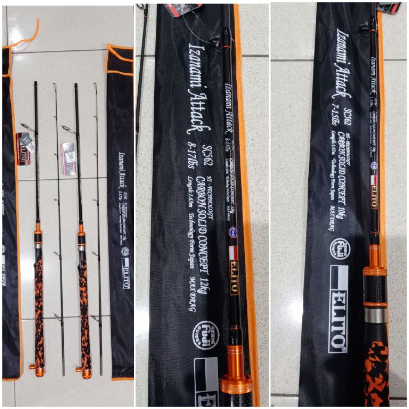 Joran Pancing Elito Izanami Attack 562 602 Solid Carbon Ring Fuji