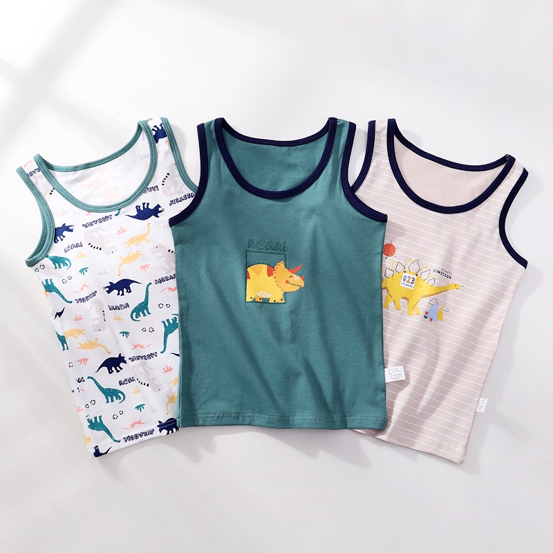 Set Singlet Anak Laki Laki / Dalaman Anak Laki Laki / Singlet Anak Cowok / Kaos Singlet Anak Laki Laki / Singlet Anak Katun / Kaos Oblong Anak Cowok