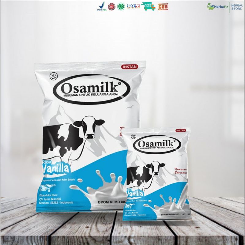 

Susu Osamilk vanilla 500gr