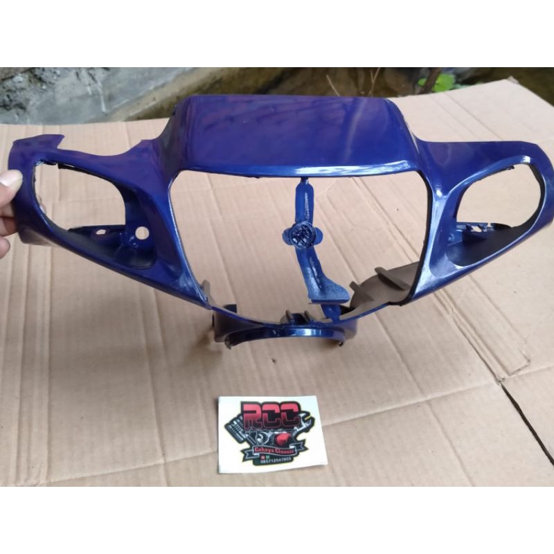 kepala batok depan vega r lama & fiz r warna biru