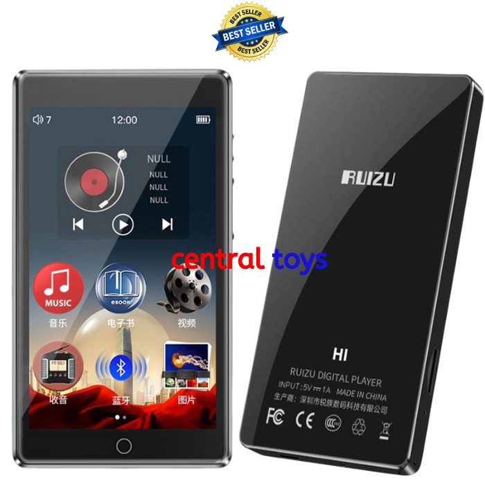 RUIZU H1 8GB Touch Screen MP3 Player Bluetooth built-in speaker