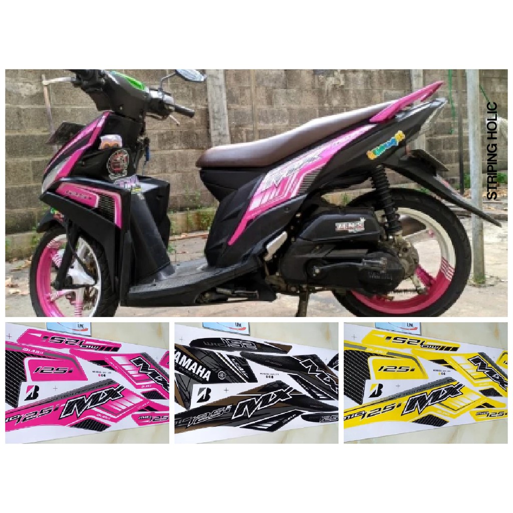 Jual STRIPING STIKER MOTOR YAMAHA MIO M3 125i Indonesia Shopee Indonesia