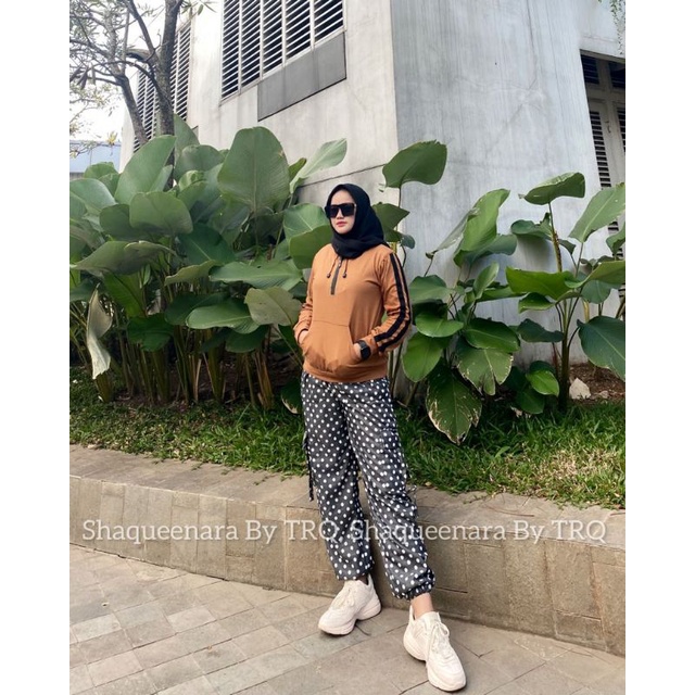 Set celana joger polka by TRQ original