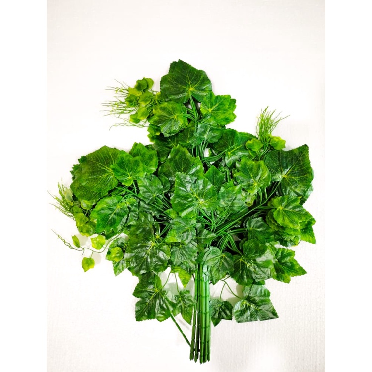 Daun Dekorasi/Daun Anggur Hijau / Daun Anggur Putih / Daun Anggur Plastik /