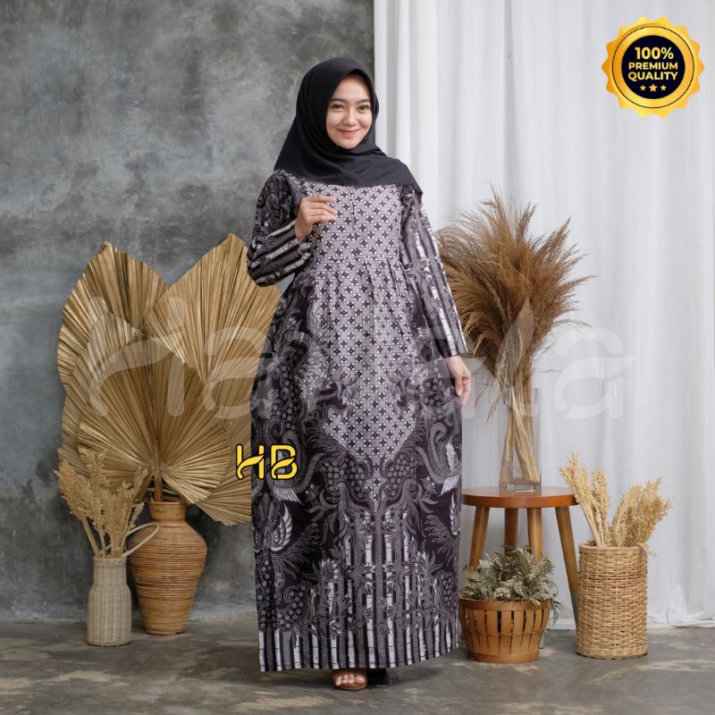 Batikid - Gamis Batik Katun Maxi Busui - Merak