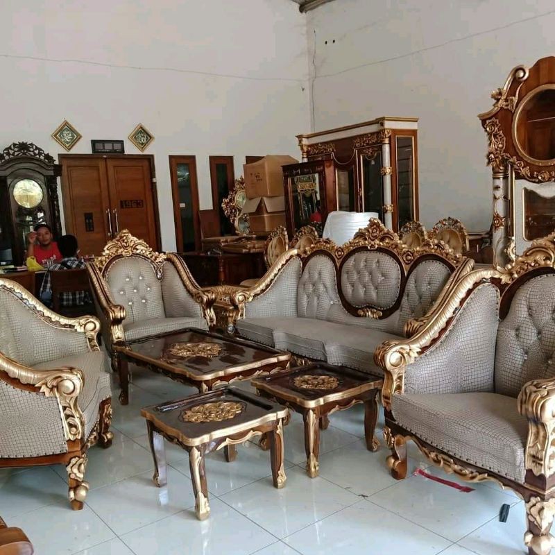 Kursi Ganesa Tiger/kursi Jepara/kursi ukir jepara