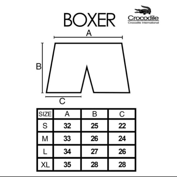 CELANA DALAM BOXER CROCODILE CD CROCODILE 003 ORIGINAL 100 % HIGHT QUALITY