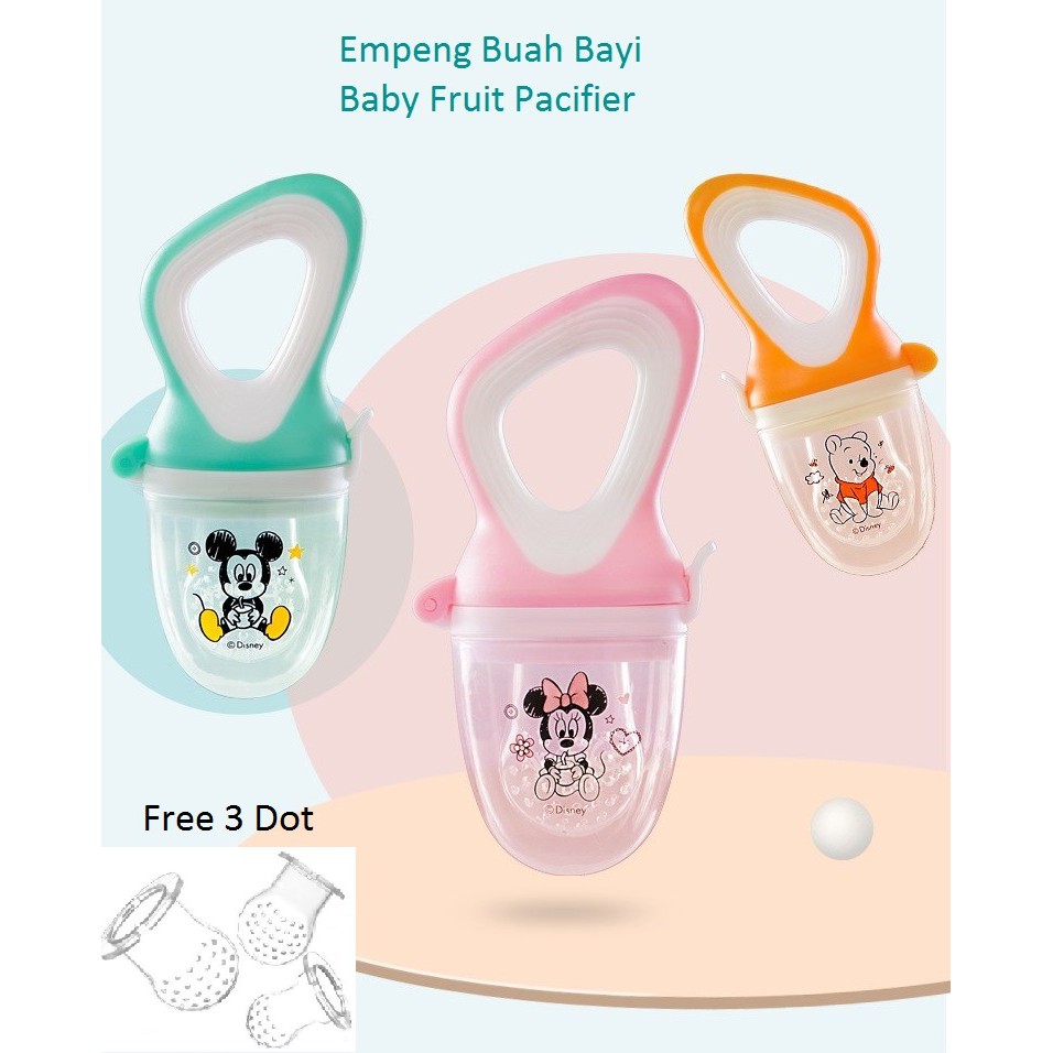 Empeng Buah Bayi MPASI DISNEY / Baby Fruit Pacifier Baby