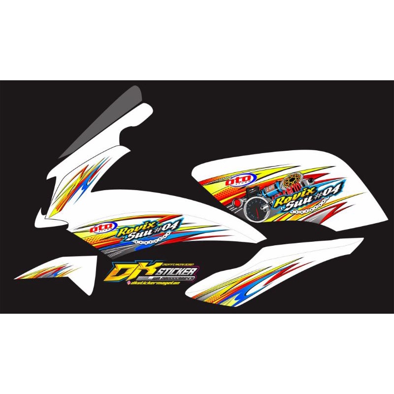 STRIPING NINJA RR NEW VARIASI/ STICKER STRIPING NINJA RR VARIASI/STRIPING NINJA RR