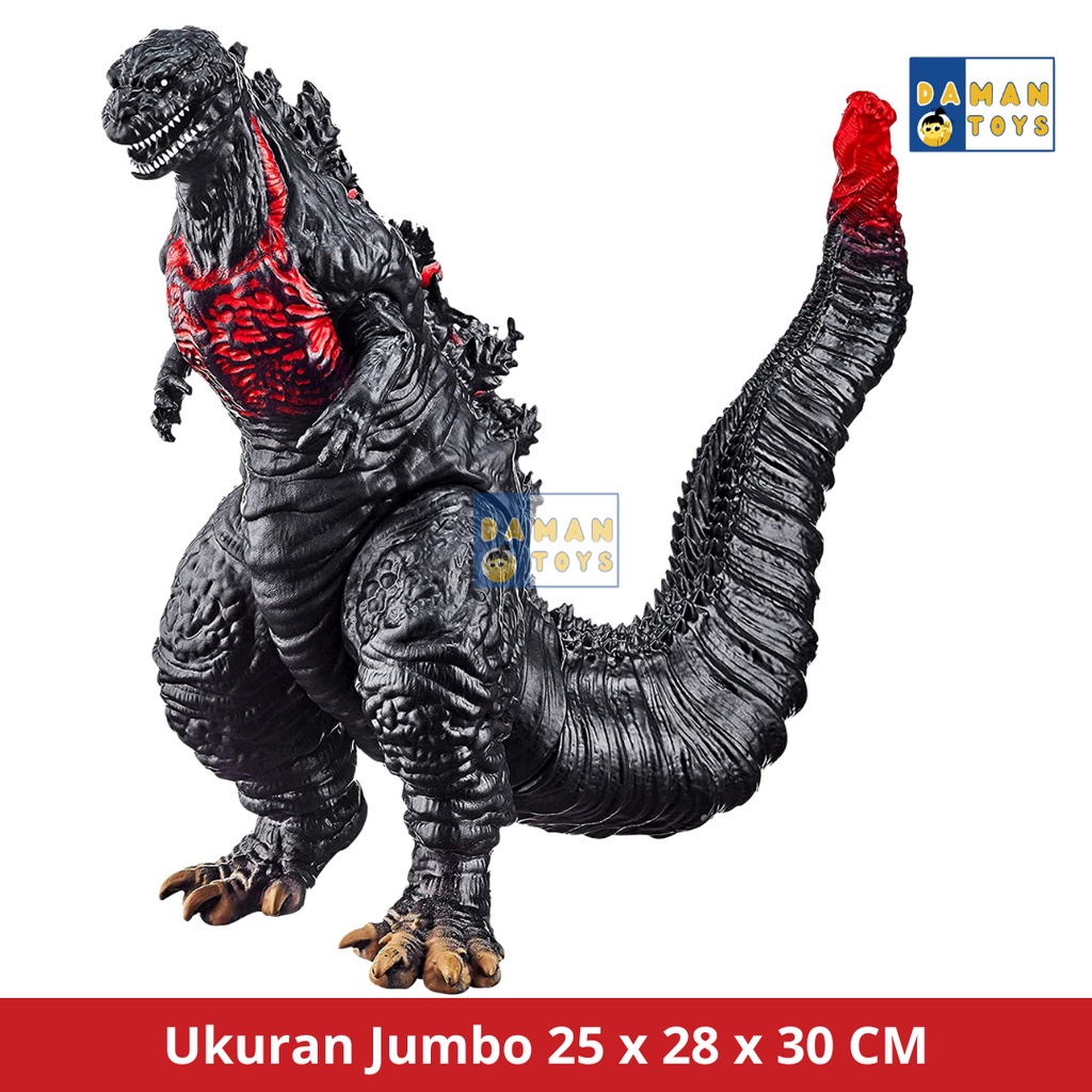 DT Godzilla Jumbo / Shin Godzilla Merah Dinosaurus Godzilla /figuree