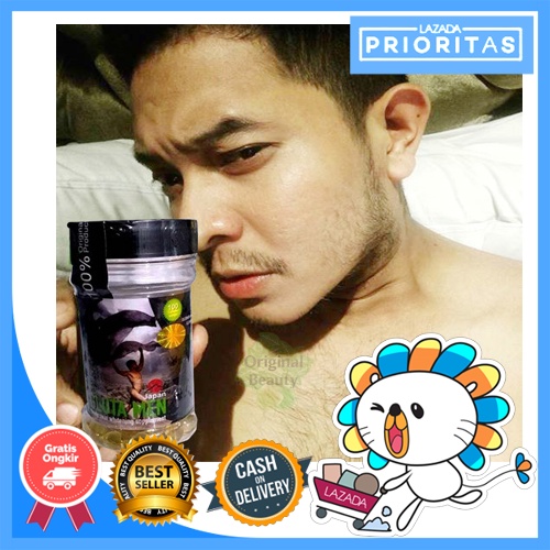 Gluta Men Body Skin Whithening Suplement / Glutamen / Pemutih Badan dan Wajah Pria GlutaMen 100%