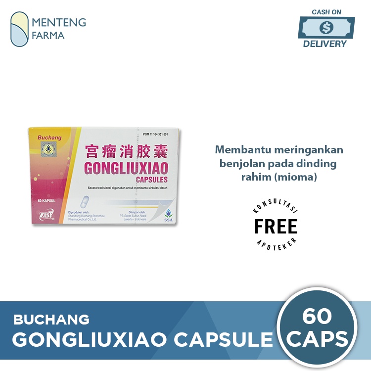 Buchang Gongliuxiao Capsules - Obat Herbal Mioma / Benjolan Otot Rahim