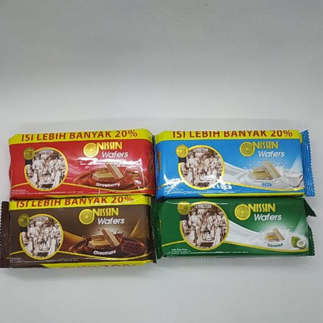 

Nissin Wafer 100gr All Varian (extra 20%)