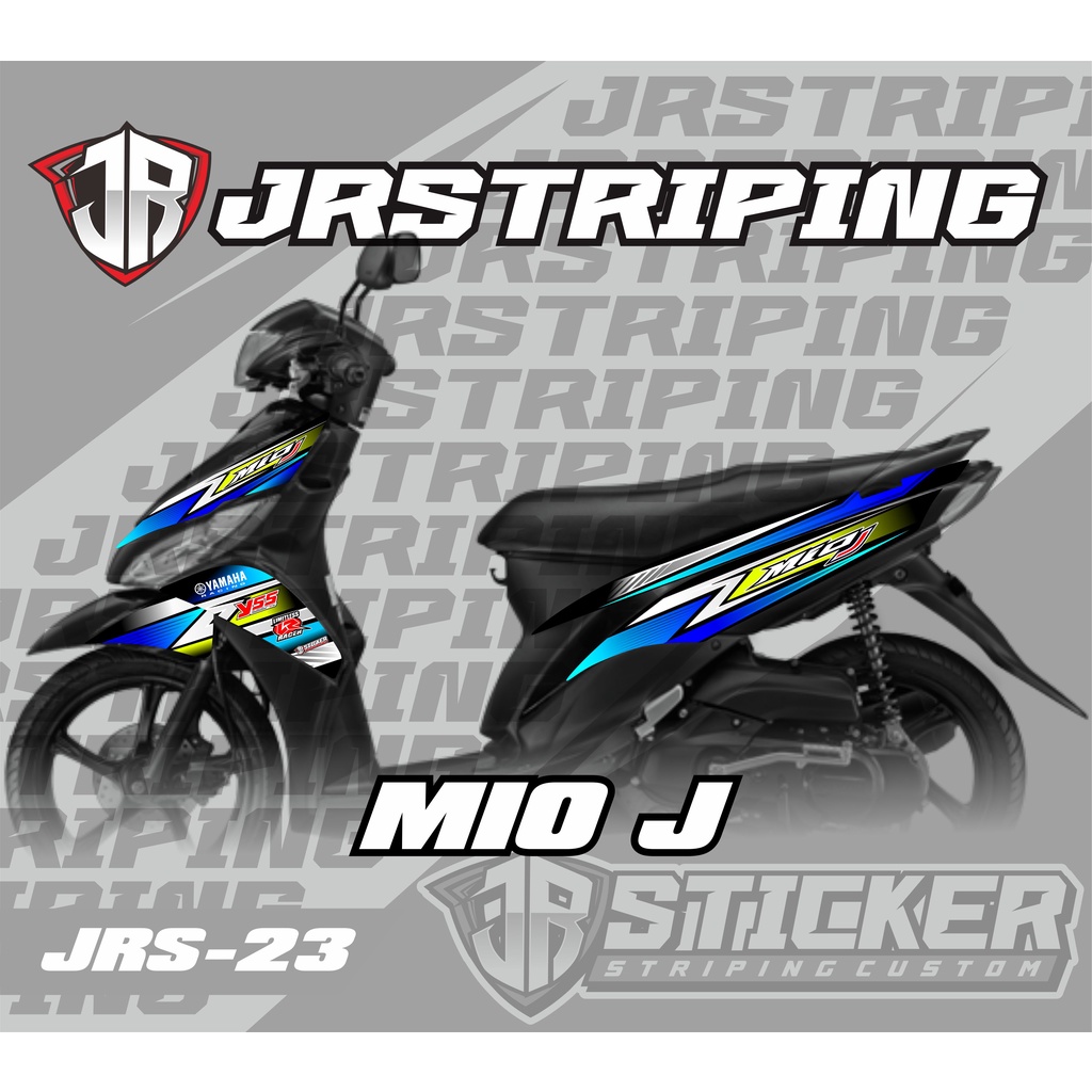 STRIPING MIO J STIKER SEMI FULL-STIKER MIO J STRIPING MIO -DEKAL STRIPING MIO J-STCIKER VARIASI MIO 