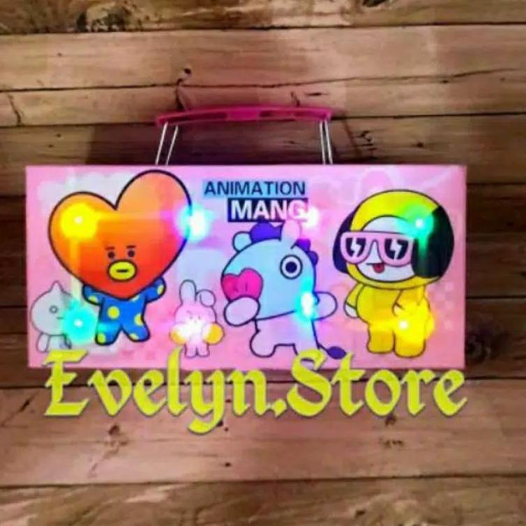 

(PROMO 0LT85) KOTAK PENSIL KODE 3D ADA LAMPU LED karakter anak ✲