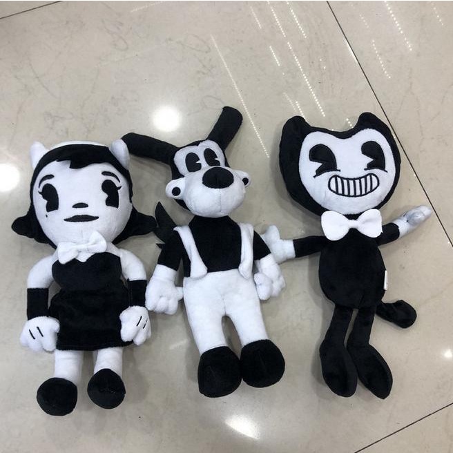 Mainan Boneka Stuffed Plush Bendy The Ink Machine Boris Untuk Hadiah