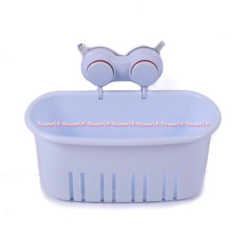 Krisbow Super Suction Storage Basket Keranjang Sabun Plastik