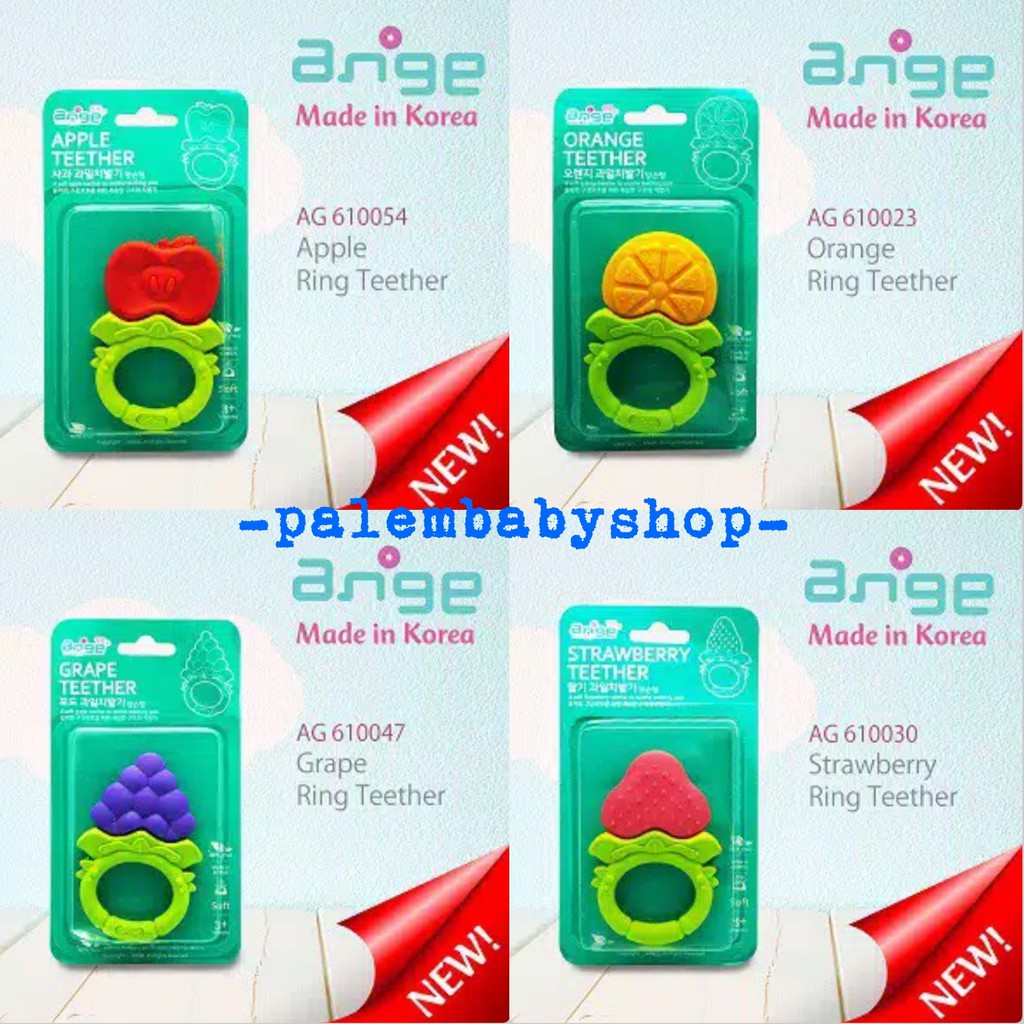 Ange fruit Teething Ring/gigitan bayi BPA free