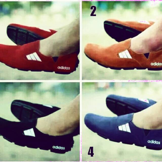 Sepatu adidas slip on pria