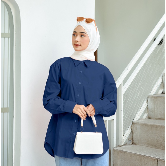 Nomitee's Milan Shirt Kemeja Wanita Oversize-7