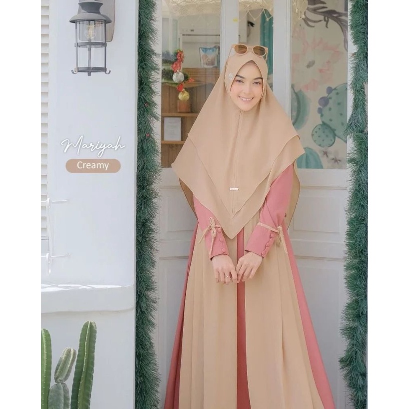 DRESS MARIYAH SET KHIMAR by AS.MOSLEM