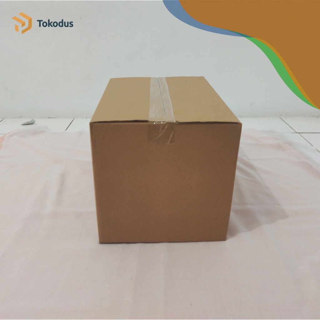 Kardus Packing Box Penyimpanan 40x26x25 cm Polos (Bisa Custom) - Tokodus Bandung-3