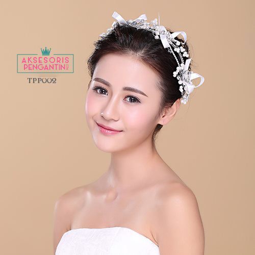 Aksesoris Pesta Pengantin Wanita l Tiara Rambut Pesta Wedding -TPP 002