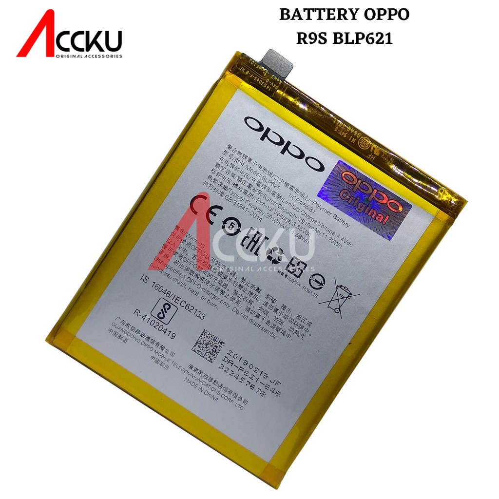 [BLP621] BATERAI OPPO R9S BATERAI OPPO BLP621 BATTERY OPPO R9S BLP621 ORIGINAL