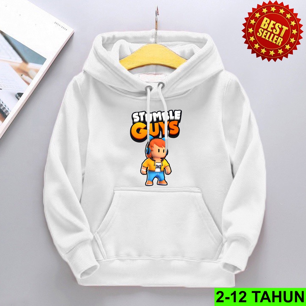 Hoodie Game Stumble Guys Anak Laki Laki Perempuan / Hodie Anak Usia 2 3 4 5 6 7 8 9 10 11 12 Tahun / Jaket Anak Cewek Cowok / Switer Distro Bisa Cod / Suiter Anak Terbaru / Sweeter Anak / Switer STUMBLE GUYS Anak