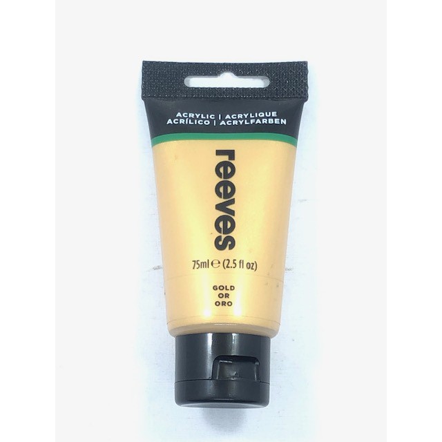 

REEVES ACRYLIC 75ML GOLD