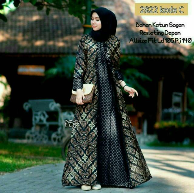 SNI GAMIS BATIK SRIWEDARI STANDART MEDIUM SUPER JUMBO LD105 - 120 CM BUMIL/BUSUI KATUN SOGAN GENES