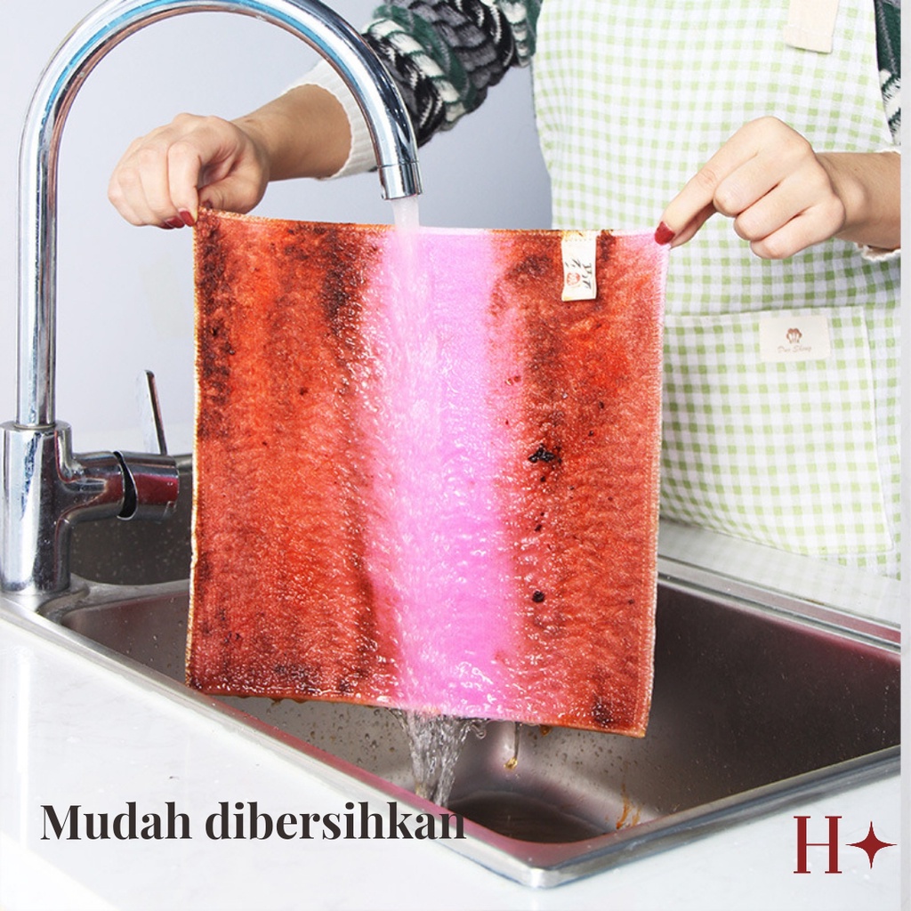 H✦ Mizar Kain Lap Microfiber Multifungsi Lap Dapur