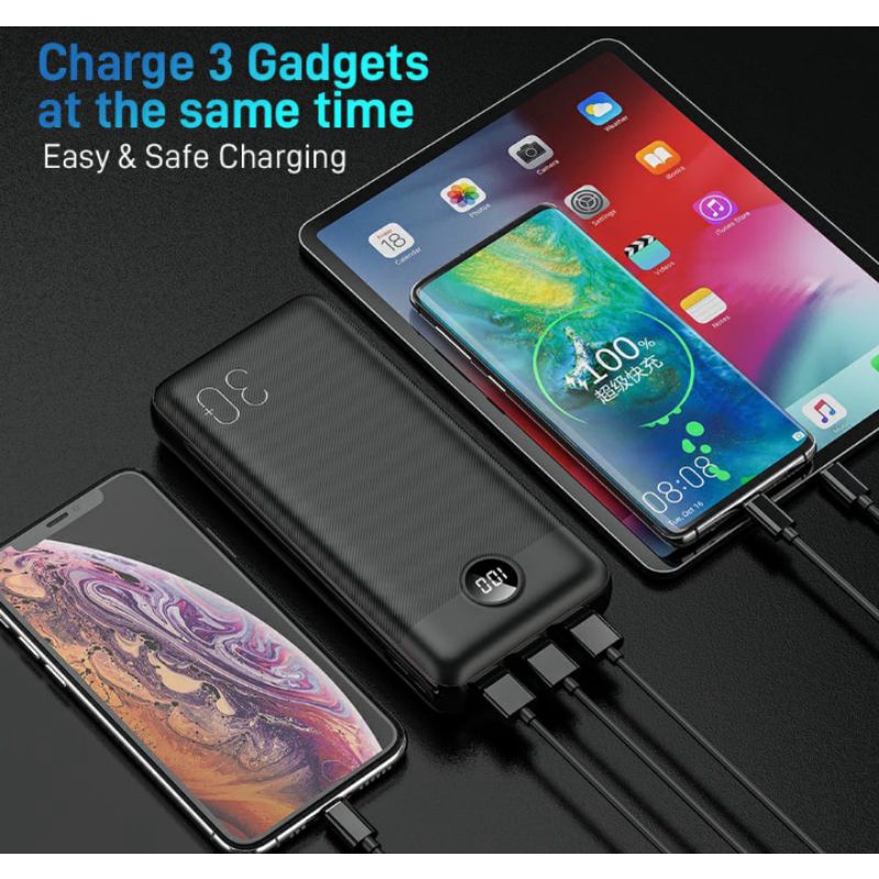 (HANYA DI SHOPEE) Powerbank Mofit M36 30000MAH