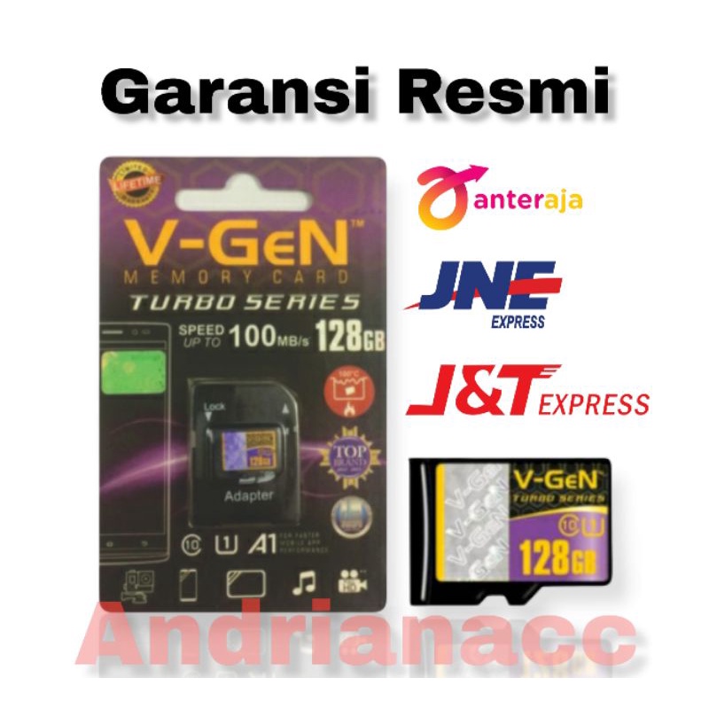 MMC V-Gen Turbo 128GB / 64GB / 32GB / 16GB / 8GB / 4GB Original