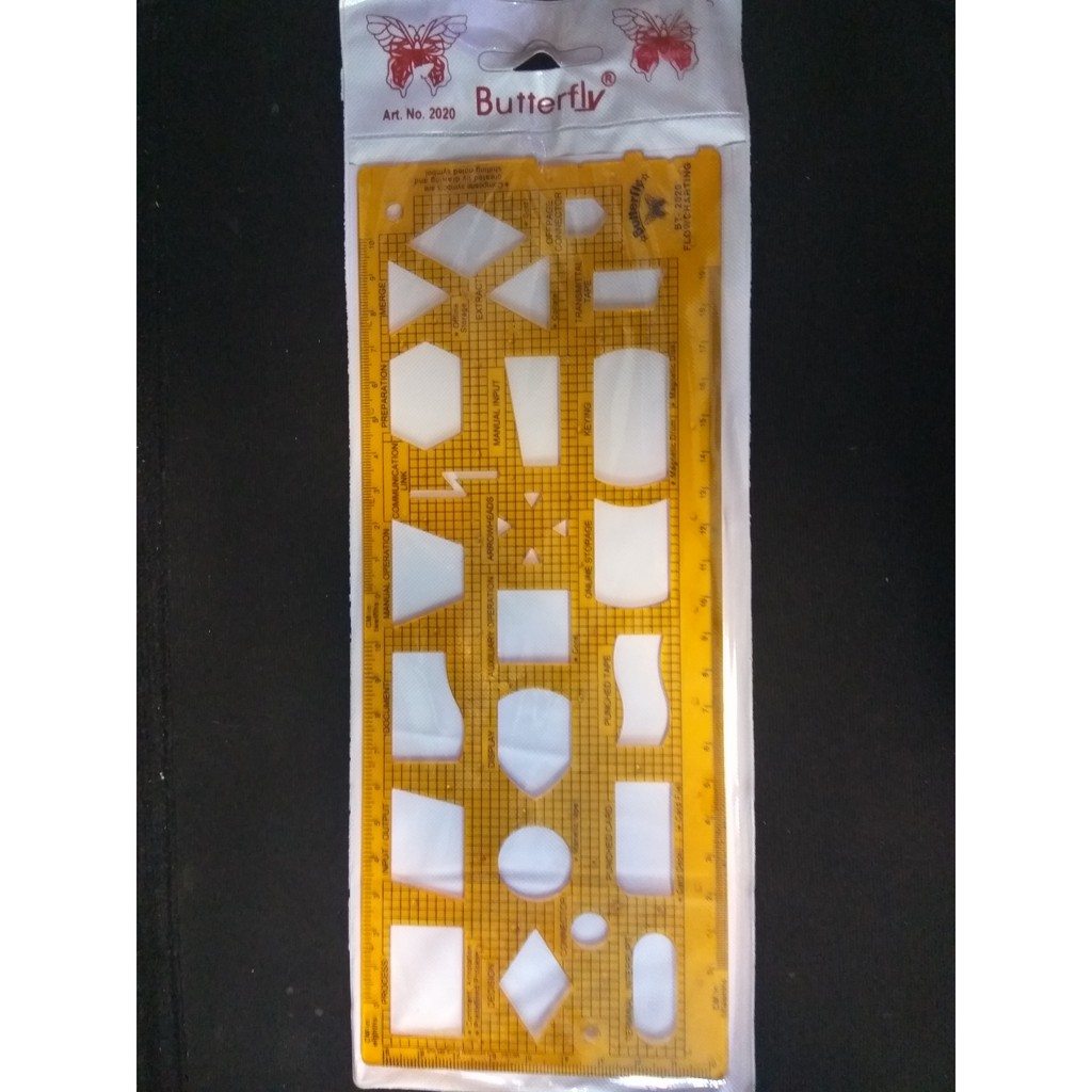 

Penggaris BT 2020 butterfly bentuk