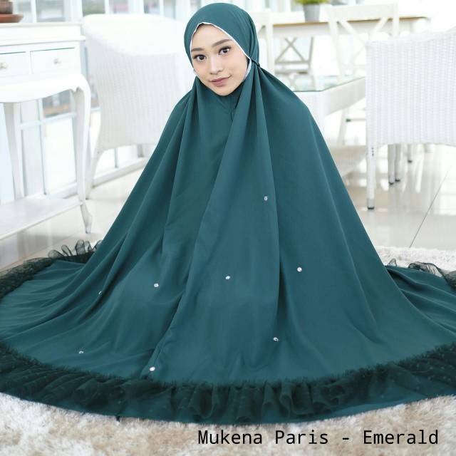 Mukena De'Paris By Dalanova warna Emerald