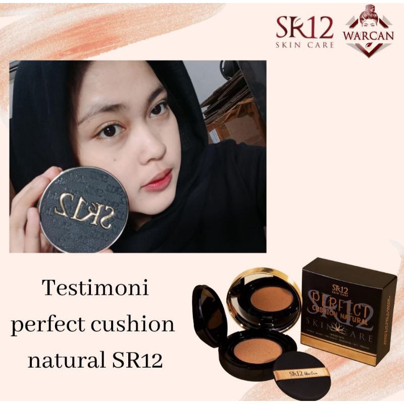 Cushion SR12 / Perfect Cushion SR12 Skincare / Cushion Ivory / Cushion Natural / Cushion Refill / Make Up Wajah / Kosmetik Wajah / Foundation Wajah / Make Over / Bedak SR12 / BB &amp; CC Cream / Bedak Wajah / Full Coverage / Cushion / SR12 Skincare Herbal