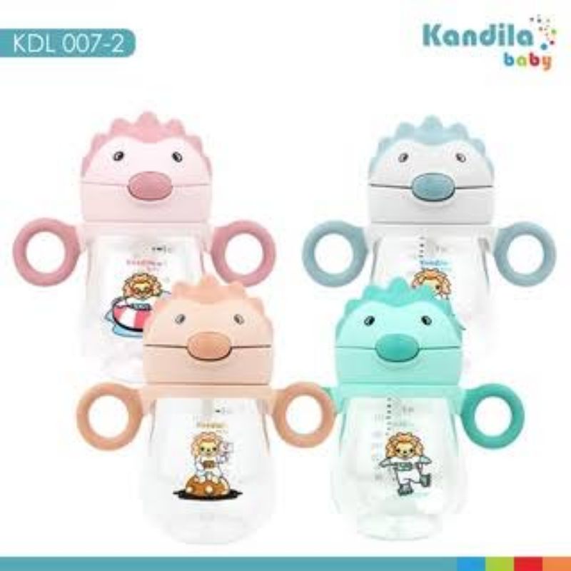 Kandila Baby Tritan Training Cup Bottle 250ml KDL007-2 - Botol Minum Anak Bayi Sedotan